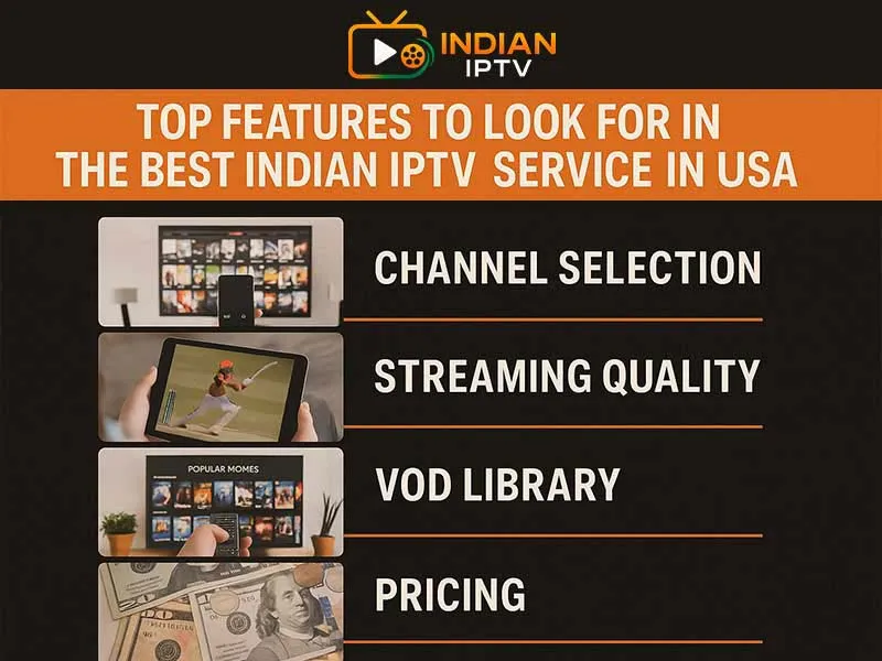Top Features to Look for in the Best Indian IPTV Service Providers in USA
